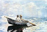 Winslow Homer Rowboat painting